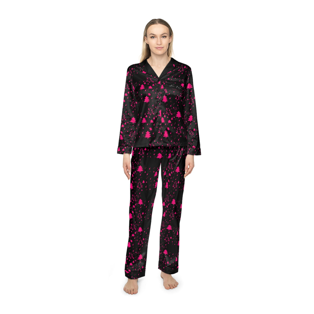 SaraFina Co. - Satin Christmas Pajamas